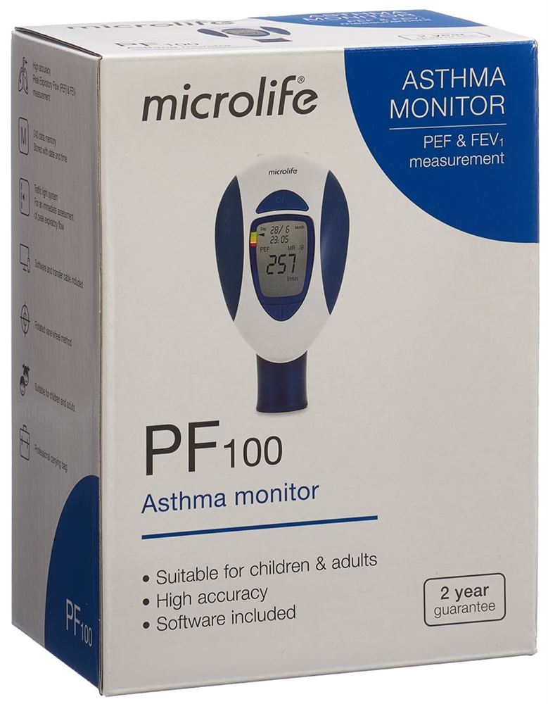 Microlife Pf100 elektronischer Asthma Monitor
