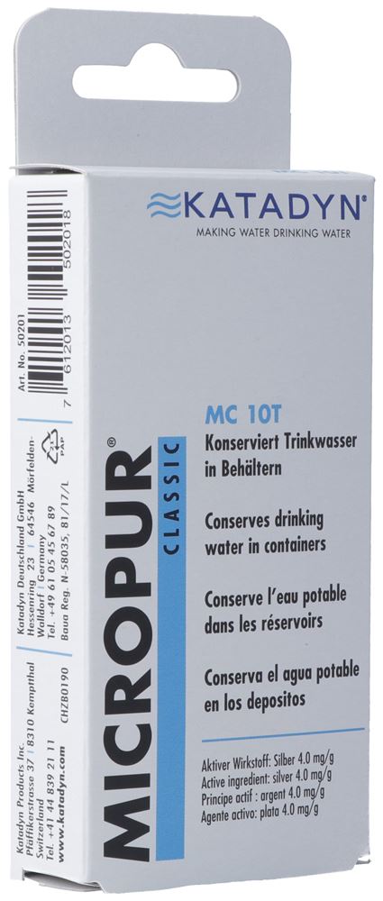 Micropur Classic Mc 10T Tabletten 40 Stück