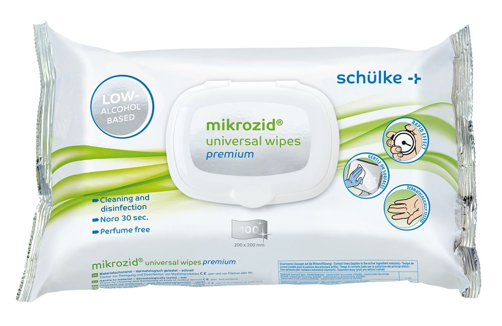 Mikrozid Universal Wipes Premium Beutel 100 Stück