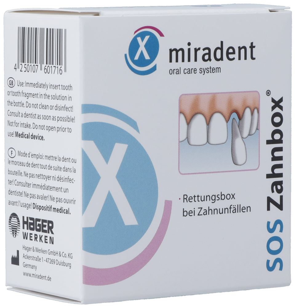 Miradent SOS Zahnrettungsbox