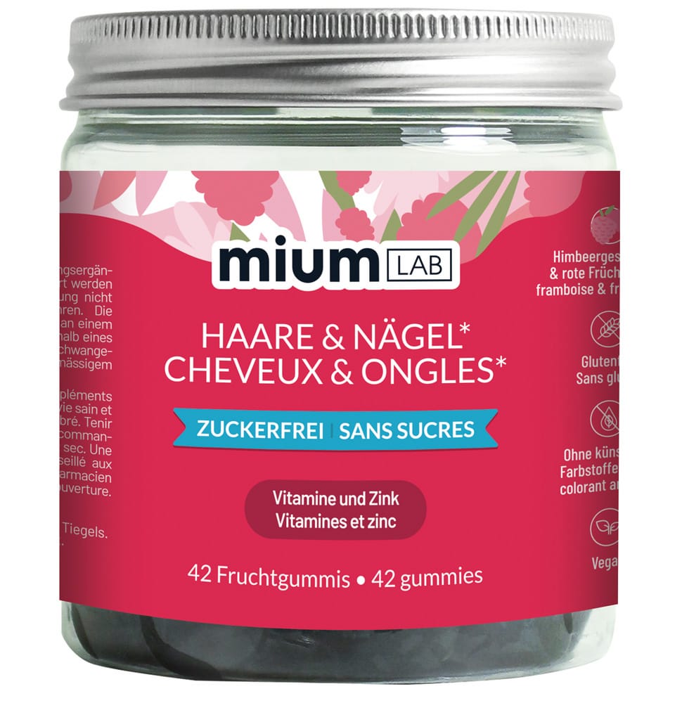 MiumLab Gummies Haare und Nägel Ds 42 Stk
