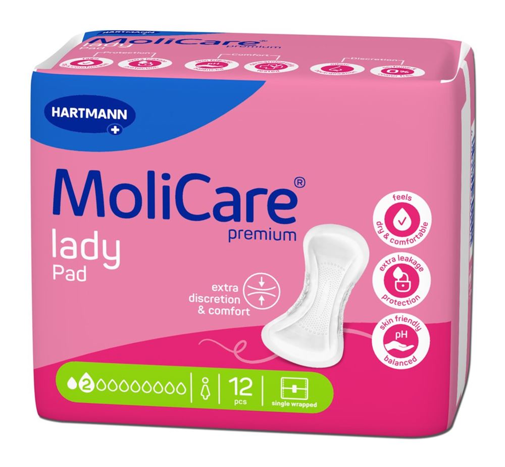 MoliCare Premium Lady Pad 2 Tropfen Btl 12 Stk