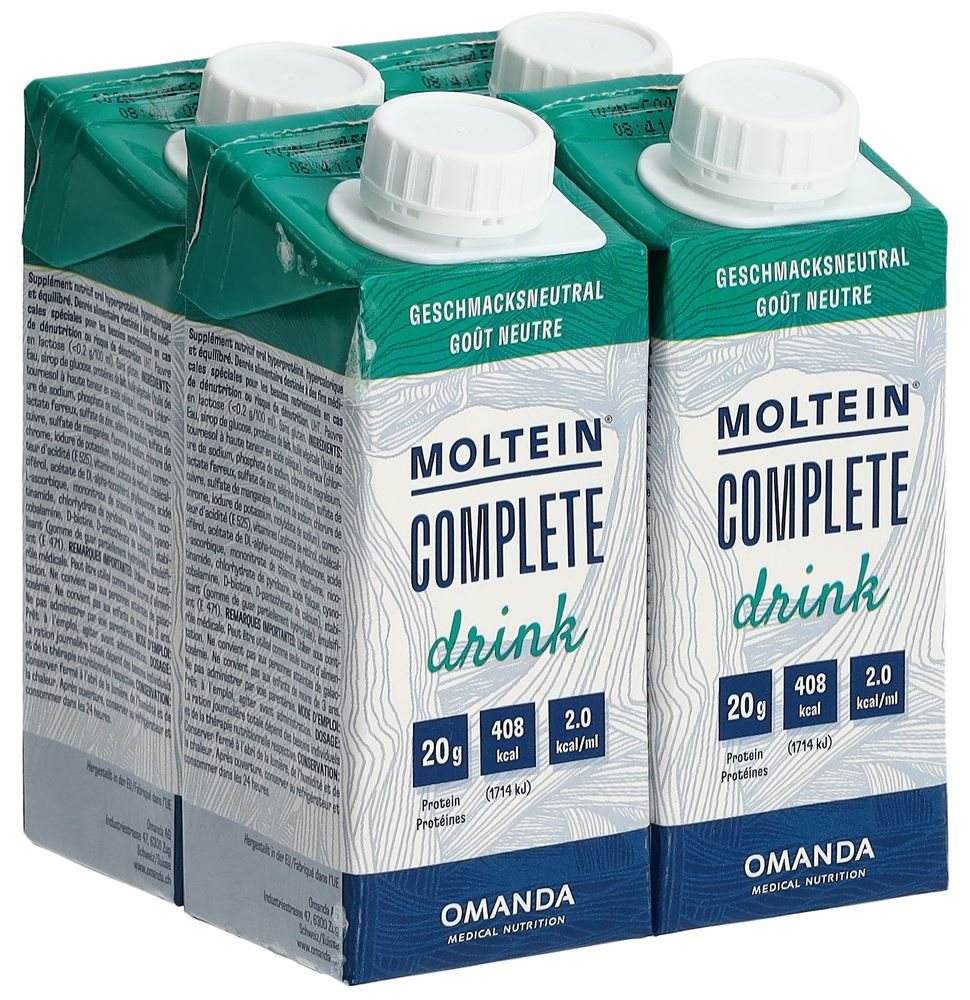 Moltein Complete Drink Neutral 4 Tetra 200 ml