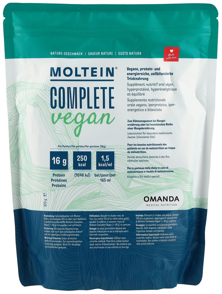 Moltein Complete Vegan Nature Btl 870 g
