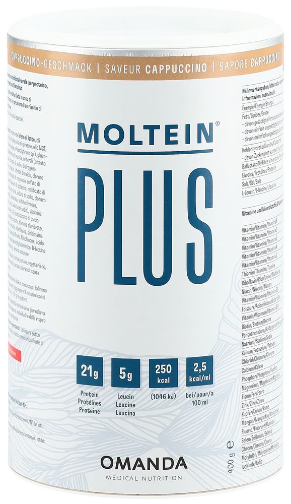 Moltein Plus 2.5 Cappuccino Ds 400 g