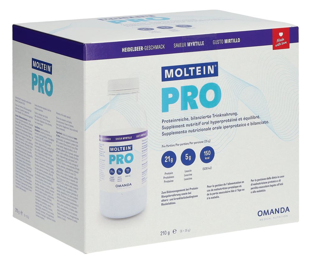 Moltein PRO 1.5 Heidelbeere 6 Fl 35 g