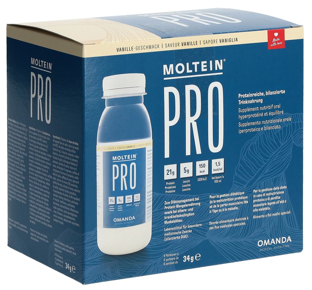 Moltein PRO 1.5 Vanille 6 Fl 35 g