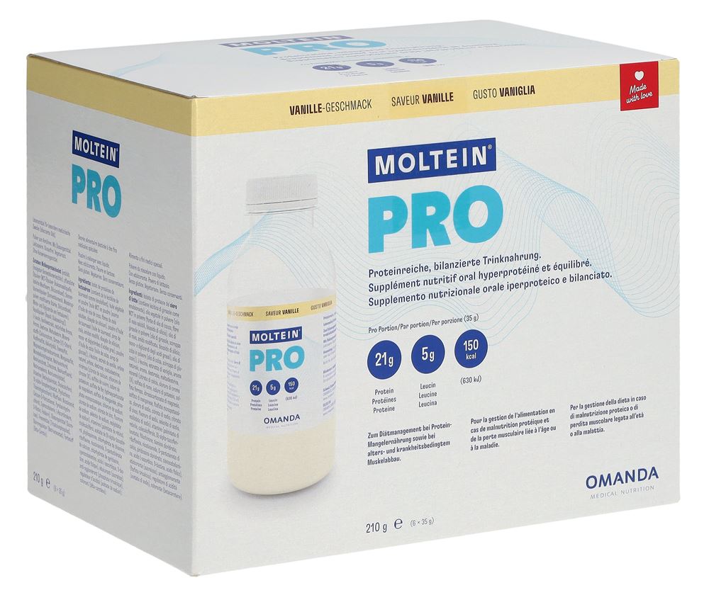 Moltein PRO 1.5 Vanille 6 Fl 35 g
