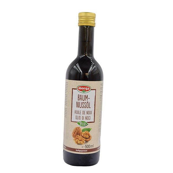 Morga Baumnussöl kaltgepresst Bio Fl 5 dl