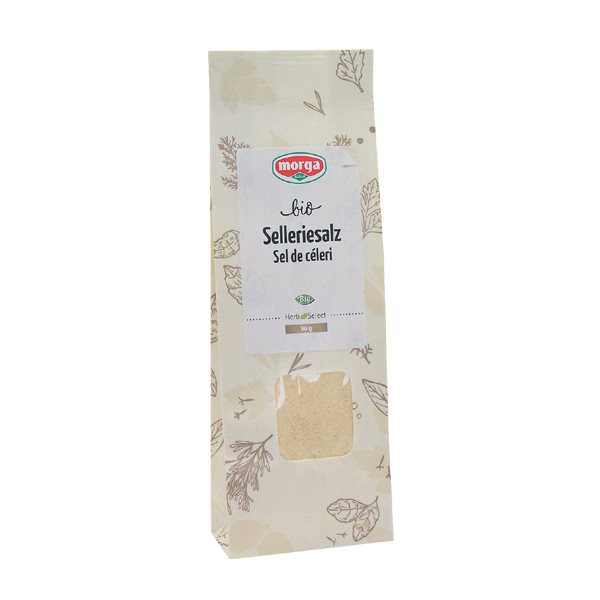 Morga Gewürz Selleriesalz Bio Nachfüllbeutel 80 g