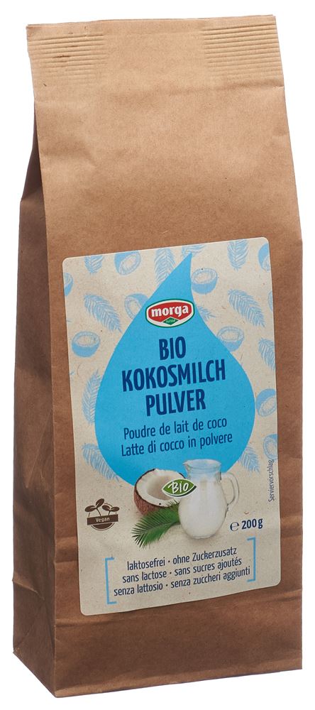 Morga Kokosmilchpulver Bio Beutel 200 G
