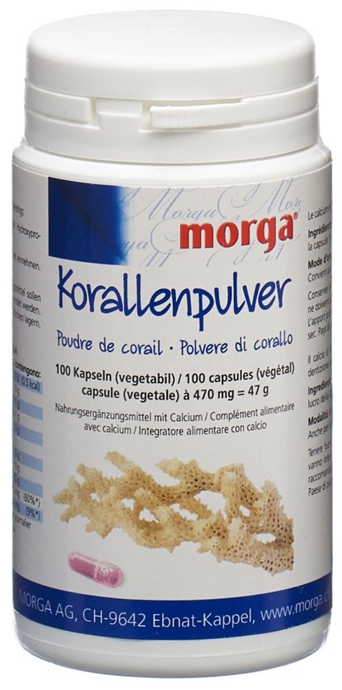 Morga Korallenpulver Vegicaps 100 Stk