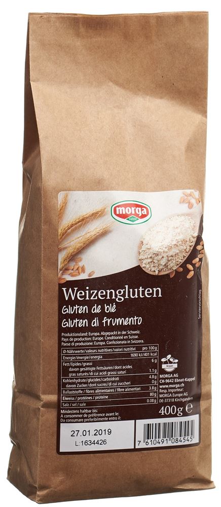 Morga Weizengluten Beutel 400 G