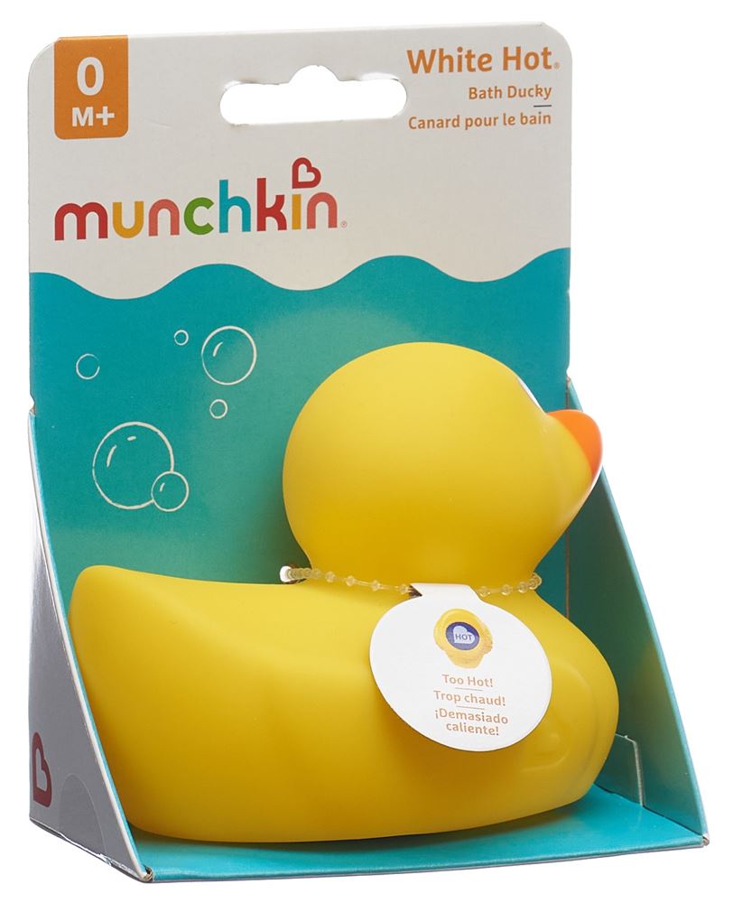 Munchkin White Hot Badeente mit Wärme-Anzeige