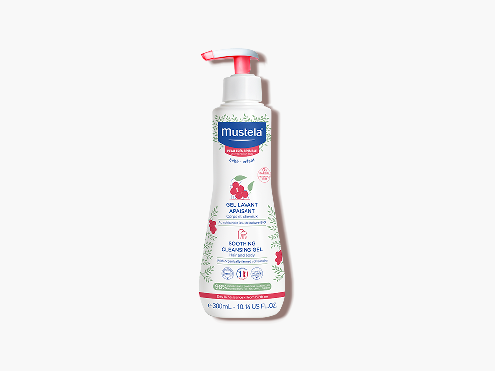 Mustela Beruhigendes Waschgel Fl 300 ml