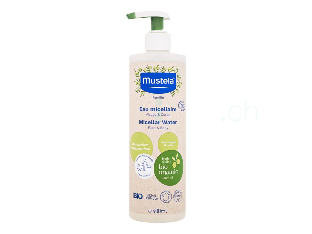 Mustela BIO Mizellenwasser Fl 400 ml