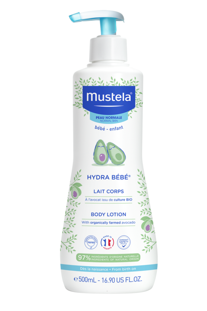 Mustela Hydra Bébé Körpermilch normale Haut 500 ml
