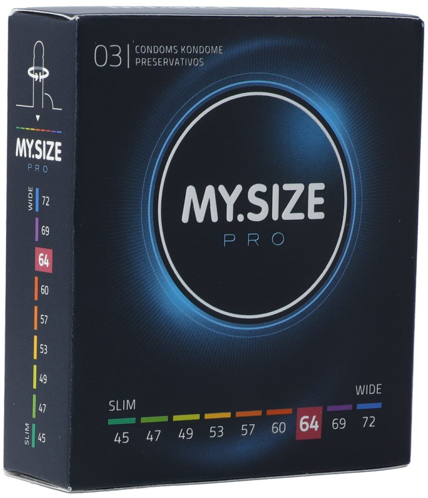 MY Size PRO Kondom 64mm 3 Stk