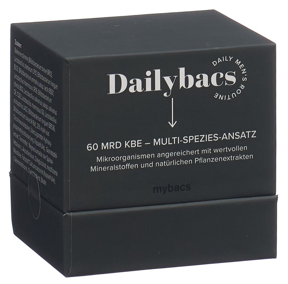 mybacs Dailybacs Männer 30 Tage Kaps Glas 30 Stk