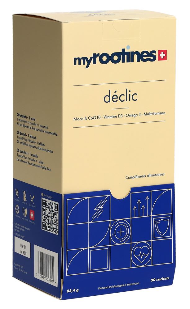 myrootines Déclic Tagesbeutel 3 Kapseln 1 Tablette 30 Stk
