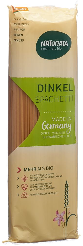 Naturata Spaghetti Dinkel hell Demeter Btl 500 g