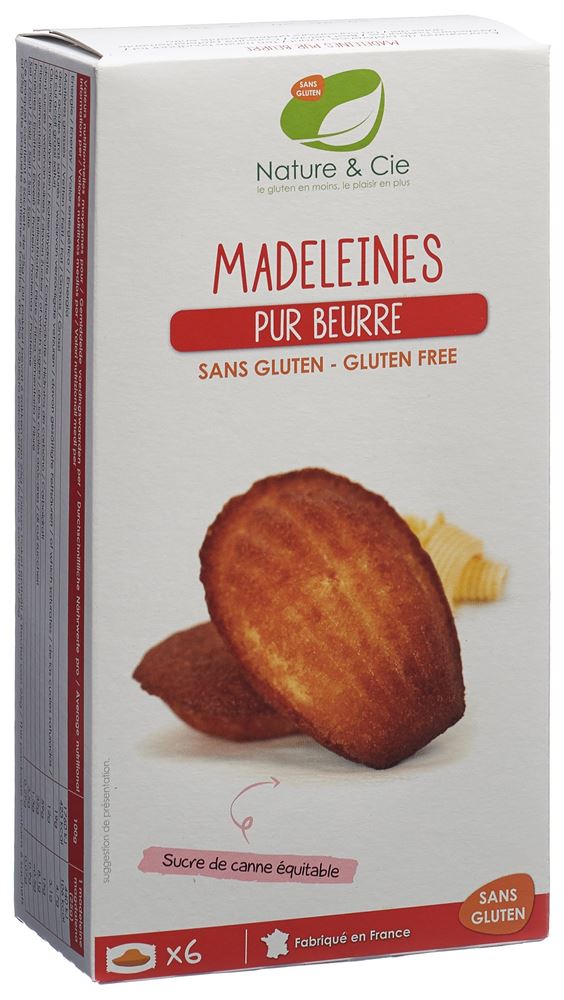 Nature & Cie Madeleines Butter glutenfrei 6 x 25 g