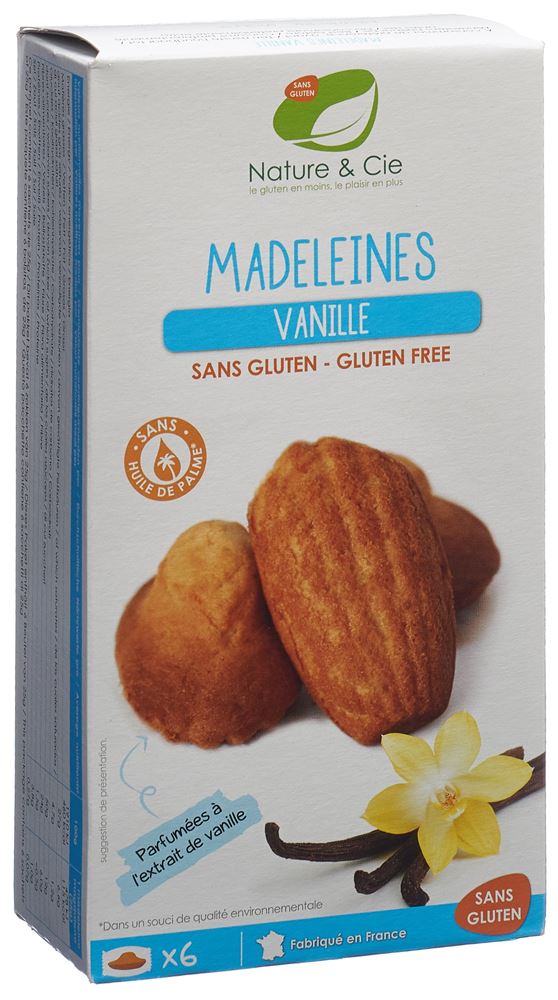 Nature & Cie Madeleines Vanille glutenfrei 6 x 25 g