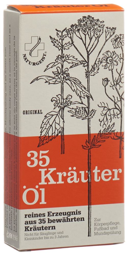 Naturgeist Original 35 Kräuter Öl Glasfl 80 ml