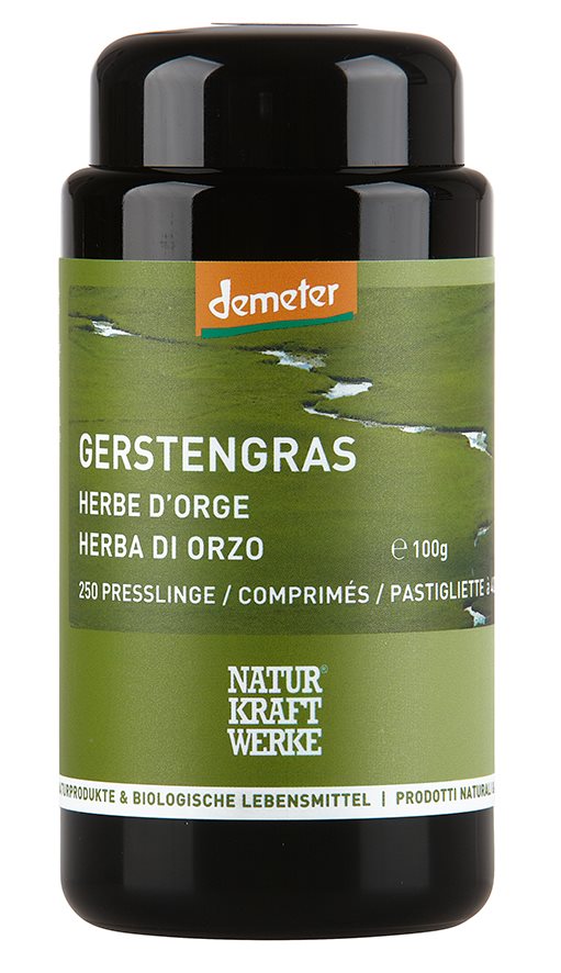 NaturKraftWerke Gerstengras Presslinge à 400mg Demeter 250 Stk