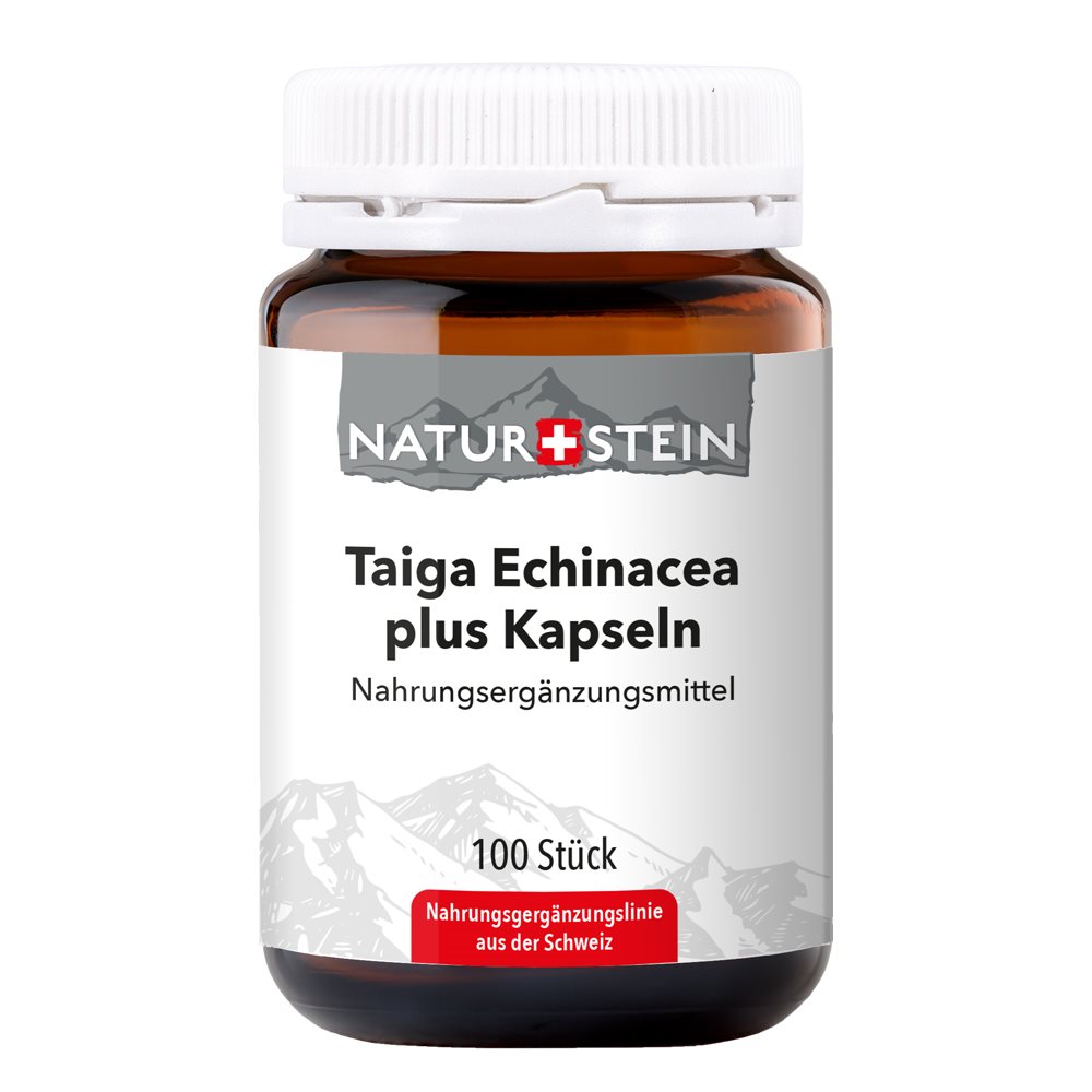 Naturstein Taiga Echinacea plus Kaps Glas 100 Stk