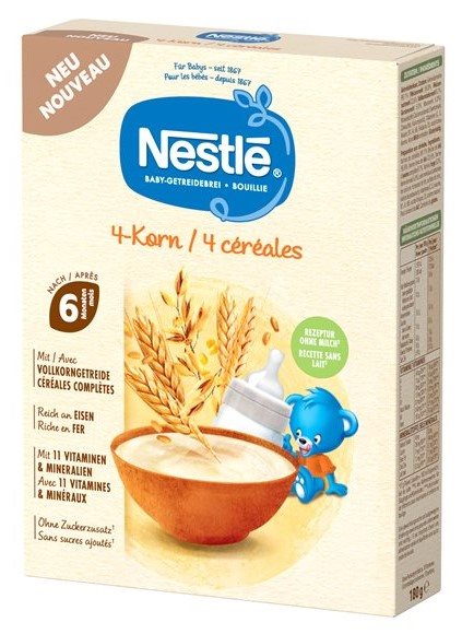 Nestlé Baby-Getreidebrei 4-Korn 180 g