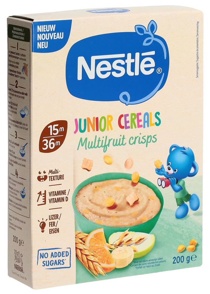 Nestlé Junior Cereals Crisps Multifruit 200 g