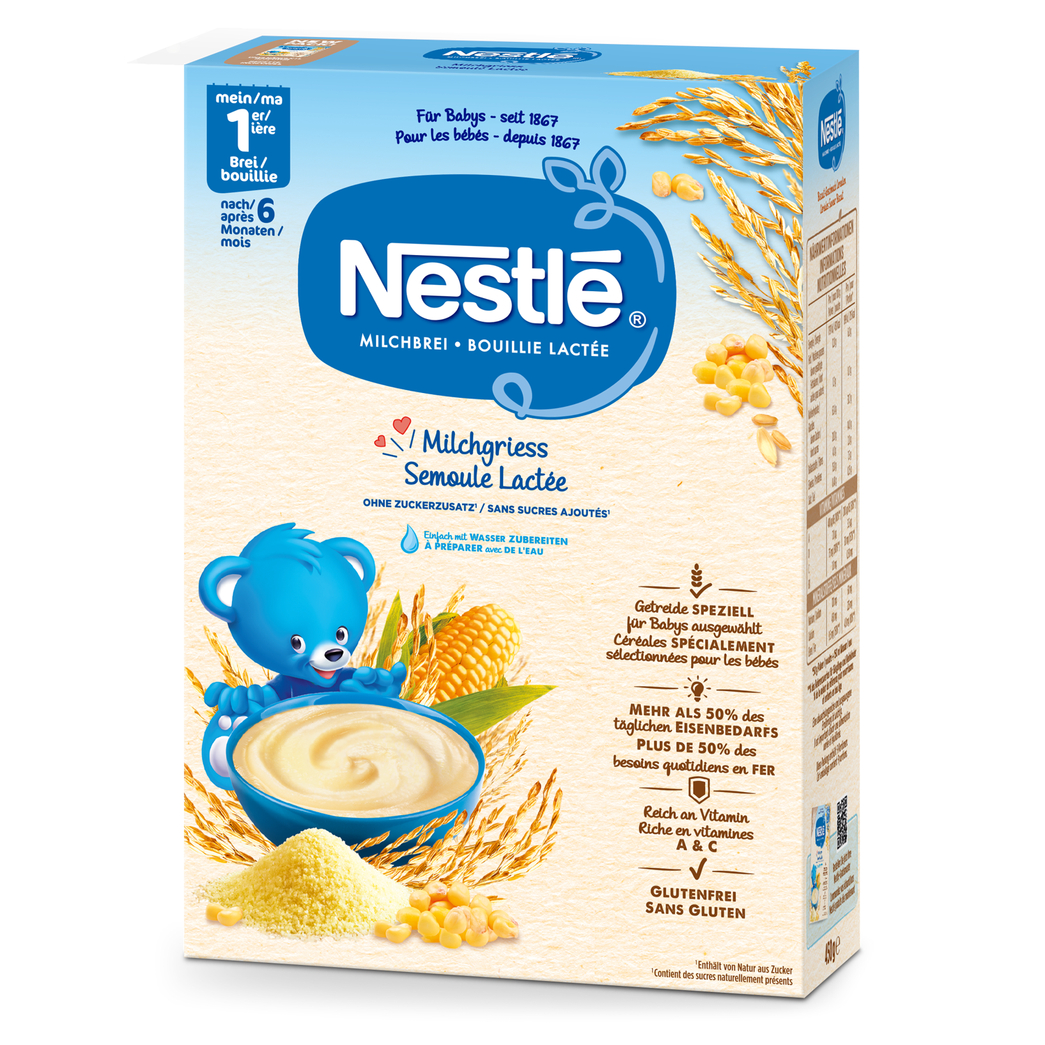 Nestlé Milchgriess 6 Monate 450 g