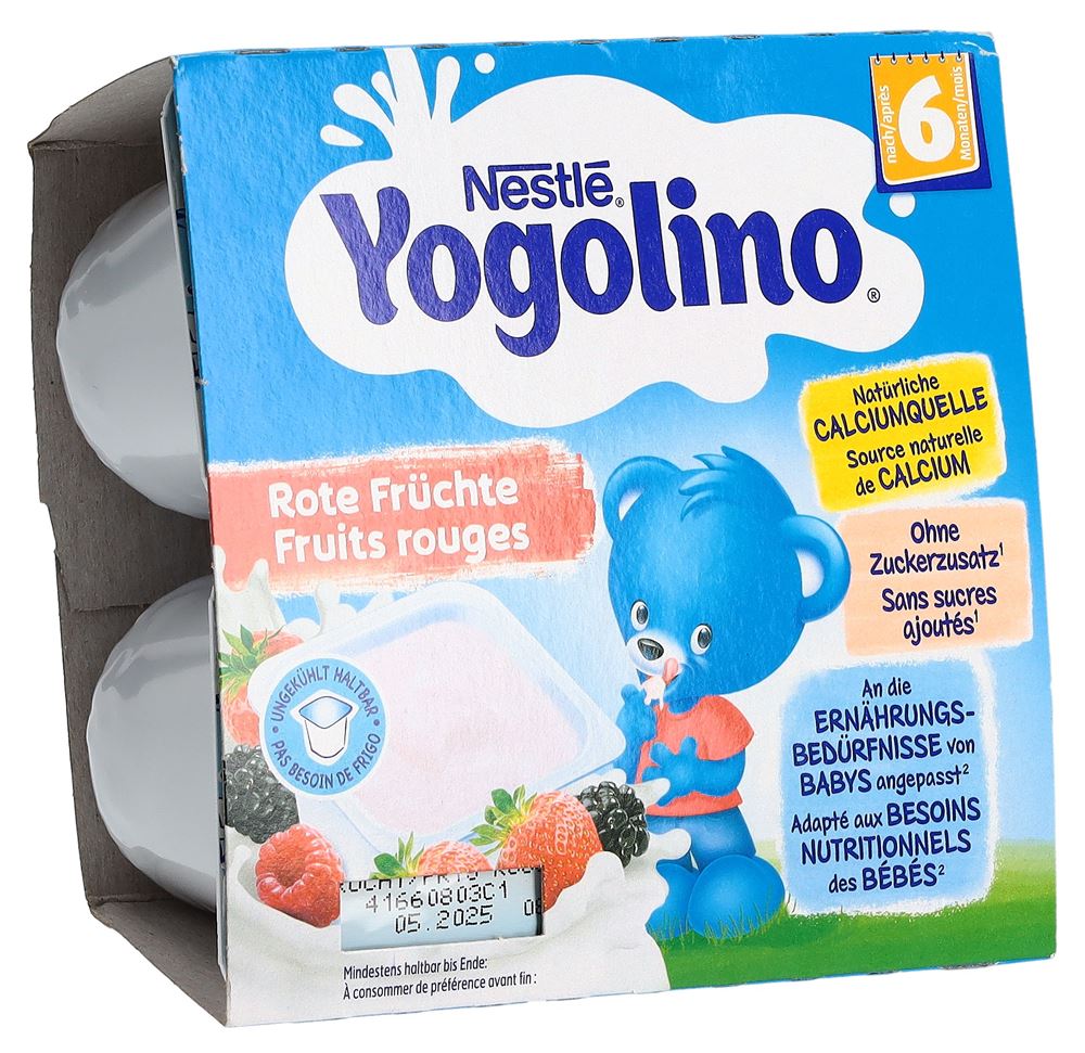 Nestlé Yogolino Rote Früchte 6 Monate 4 x 90 g