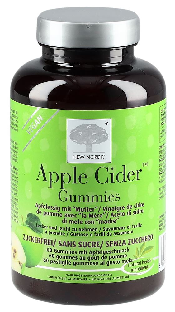 New Nordic Apple Cider Gummies Ds 60 Stk
