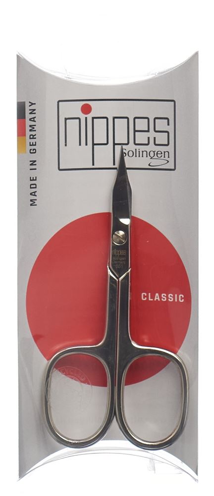 Nippes Nagel- und Hautschere 9cm Turmspitz vernickelt