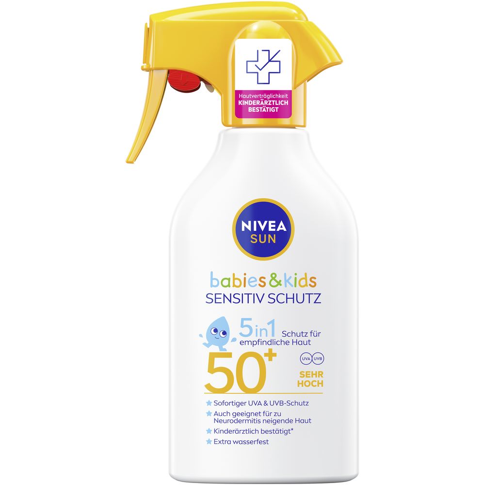 Nivea Babies & Kids Protect Trigger sensitve Lsf50+ Fl 250 ml