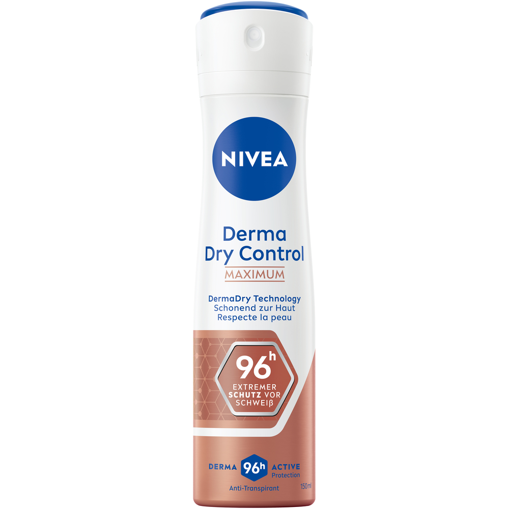Nivea Deo Derma Dry Control Maximum Spray Female 150 ml