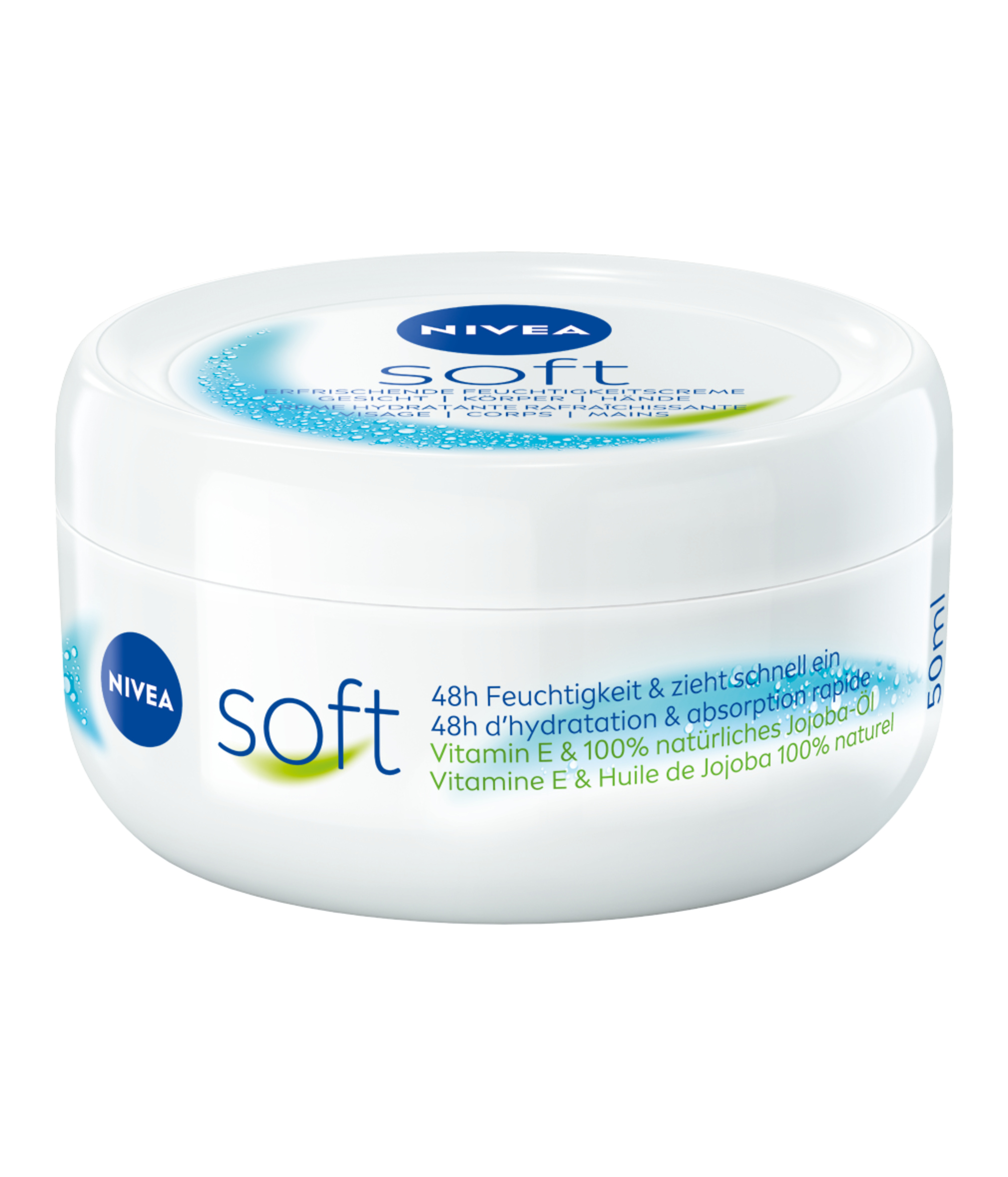Nivea Feuchtigkeitscreme Soft Topf 50 ml