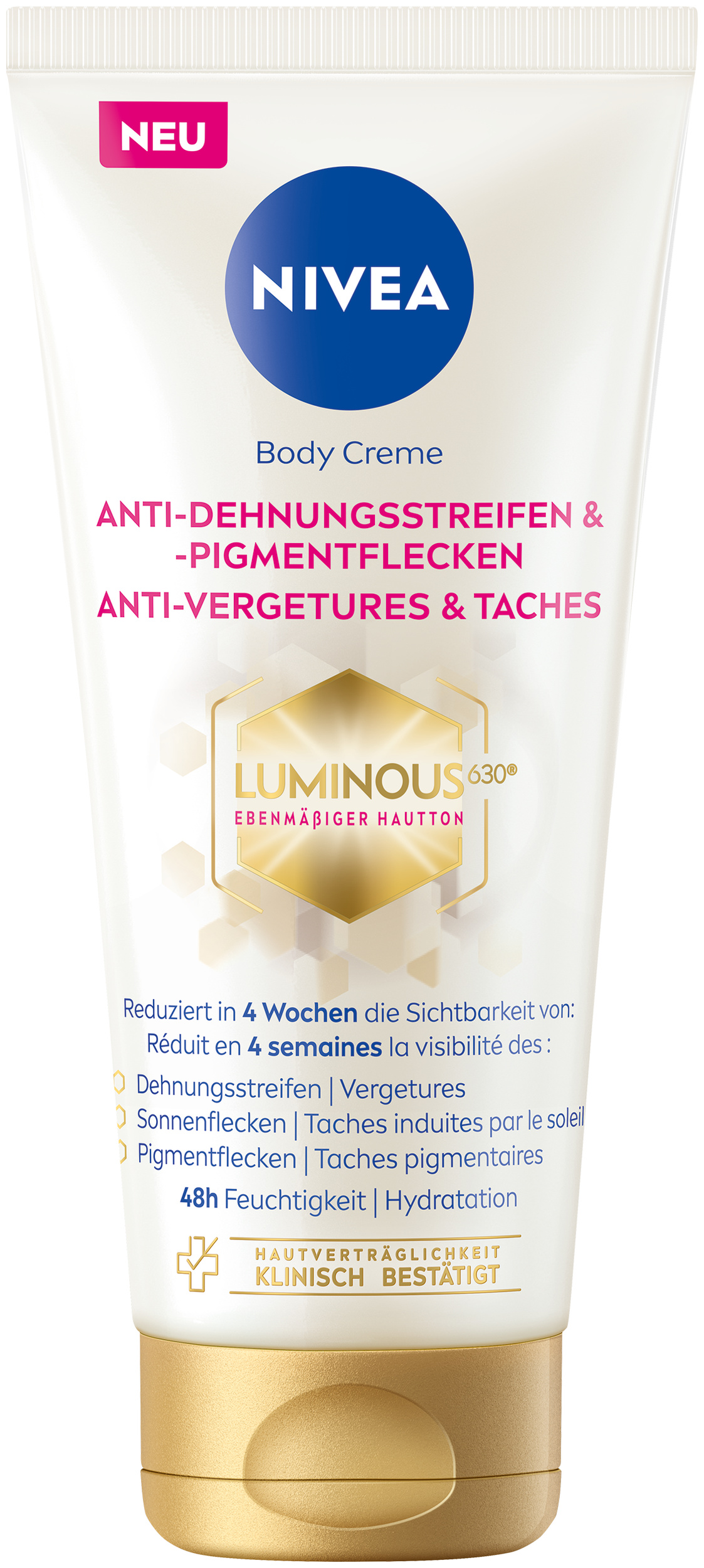 Nivea Luminous630 Bodycreme Anti-Dehnungsstreifen & Anti-Pigmentflecken Fl 200 ml
