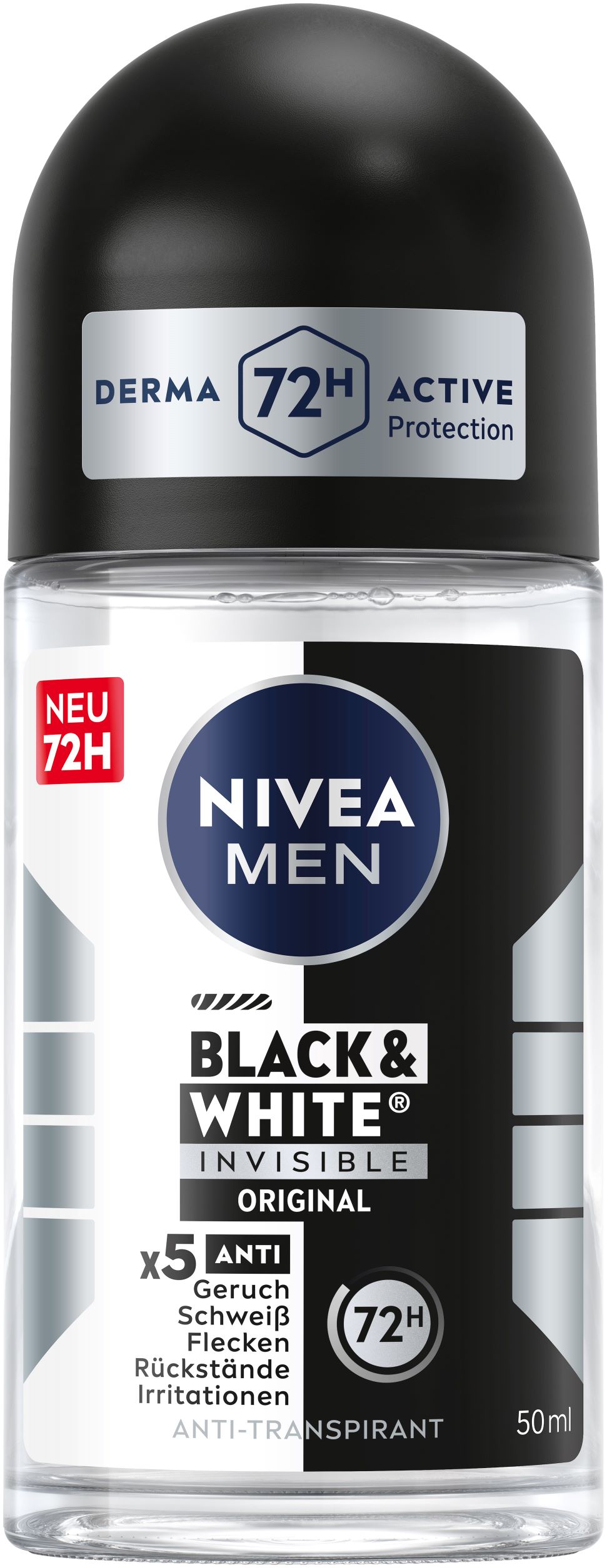 Nivea MEN Deo Invisible Black & White Roll-on 50 ml