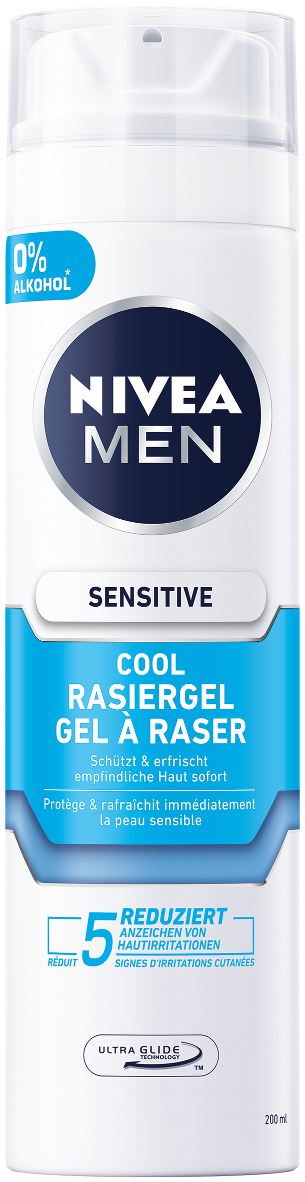 Nivea MEN Rasiergel Sensitive Cool 200 ml