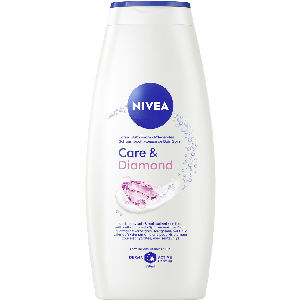 Nivea Pflegebad Care & Diamond Fl 750 ml