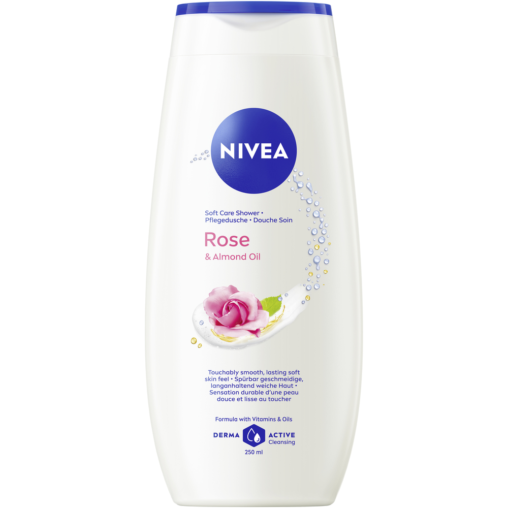 Nivea Pflegedusche Rose & Almond Oil Fl 250 ml