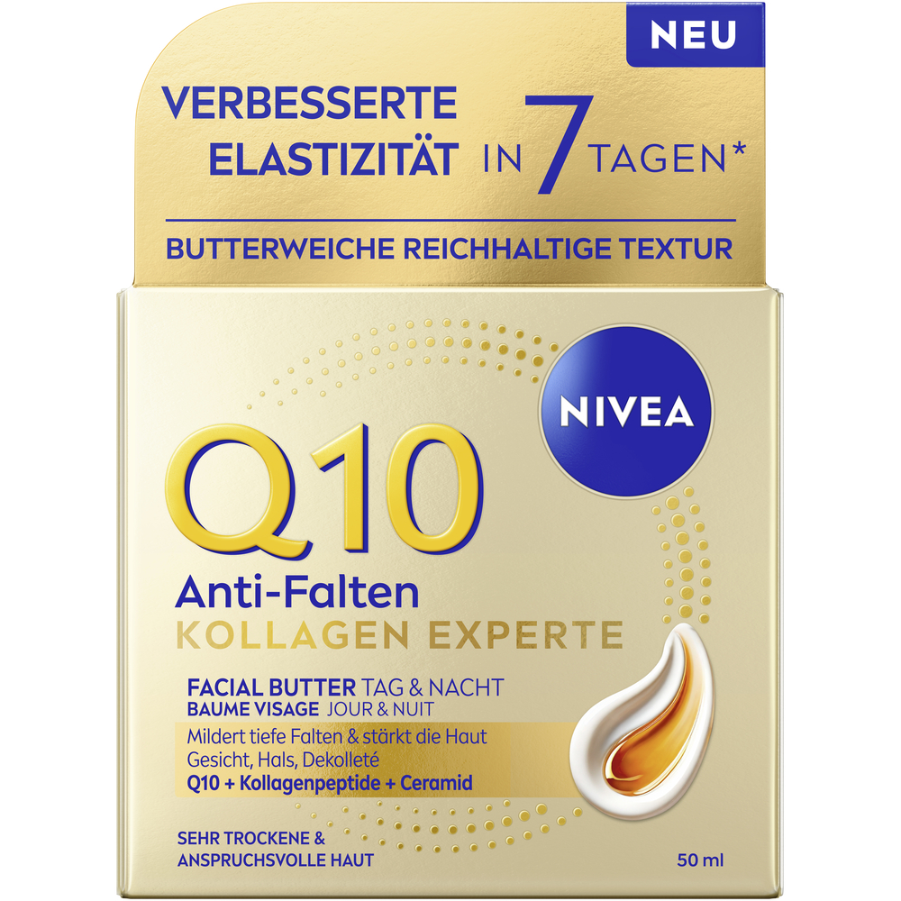 Nivea Q10 Anti-Falten Kollagen Experte Facial Butter Tag & Nacht 50 ml