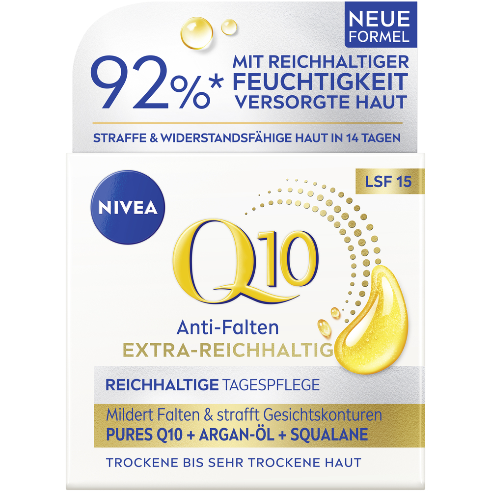 Nivea Q10 Power Tagescreme Anti-Falten extra reichhaltig Topf 50 ml