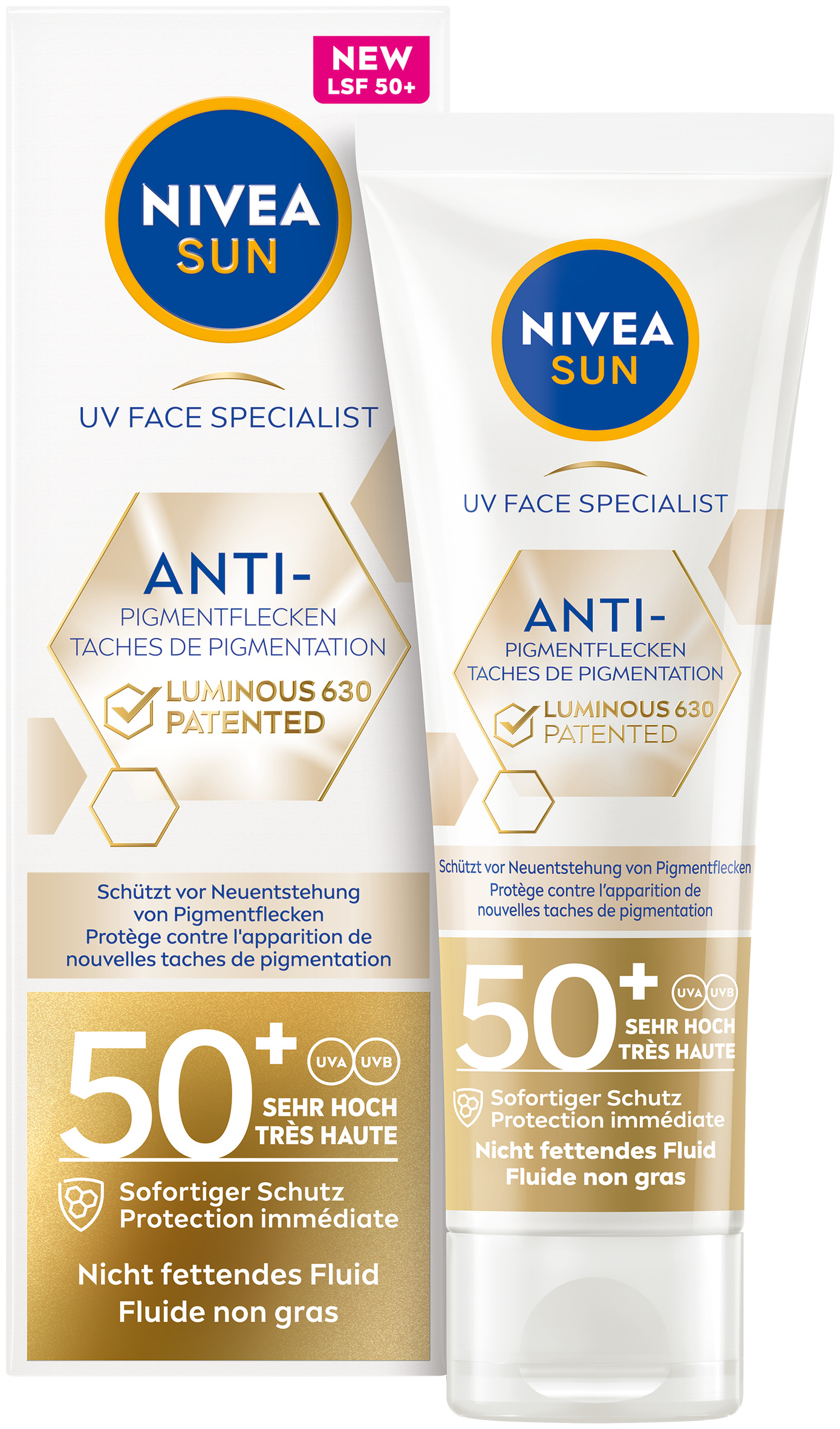 Nivea SUN UV Face Luminous Anti-Pigments Lsf50 Tb 40 ml