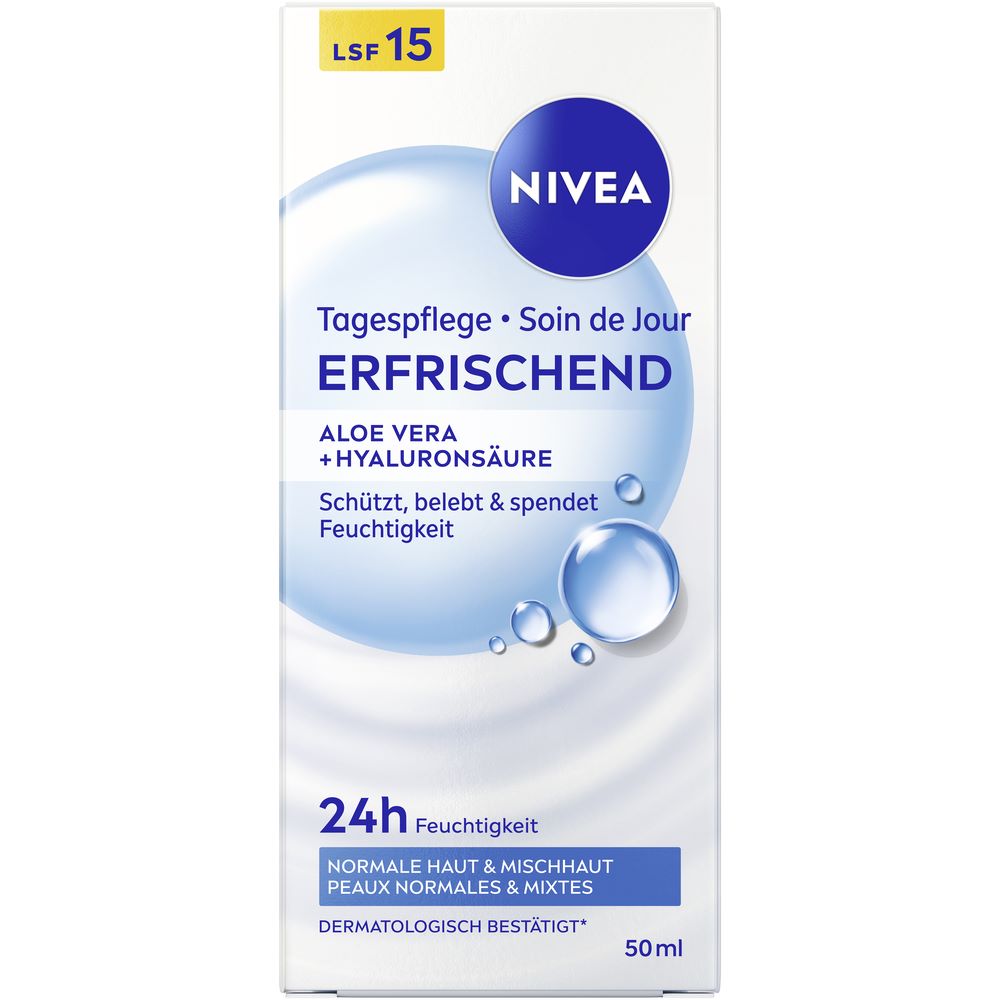 Nivea Tagespflege erfrischend Lsf15 50 ml