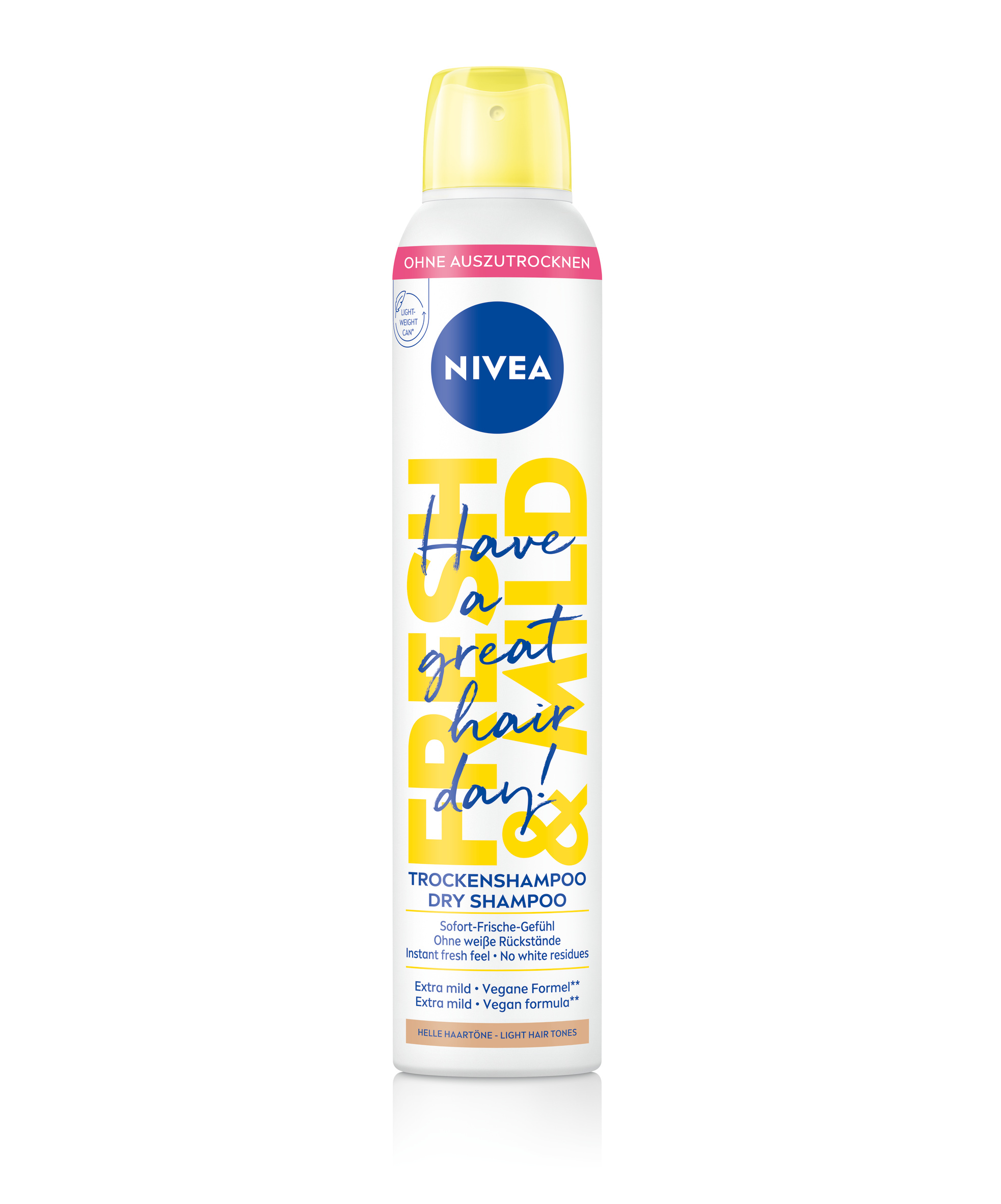 Nivea Trockenshampoo Fresh & Mild helle Haartöne 200 ml