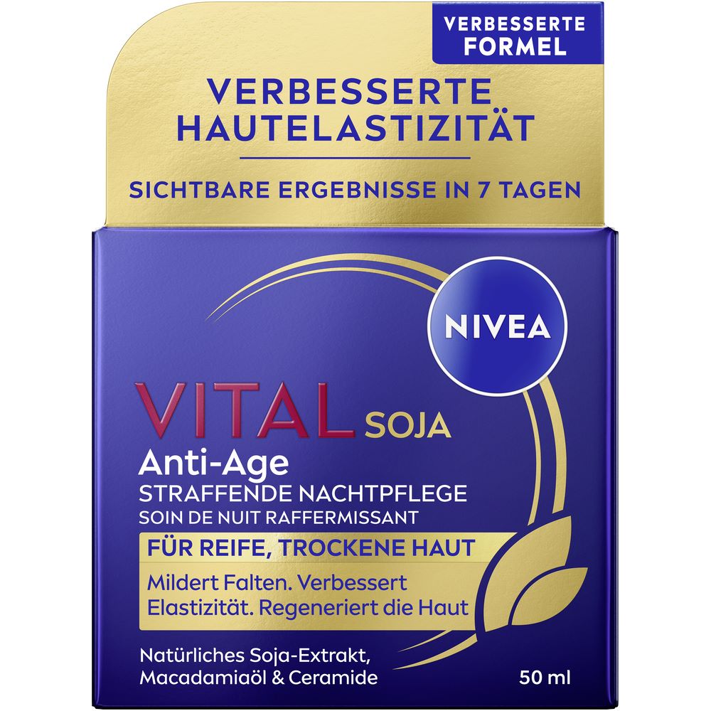 Nivea Vital Soja Nachtpflege Anti-Age straffend 50 ml